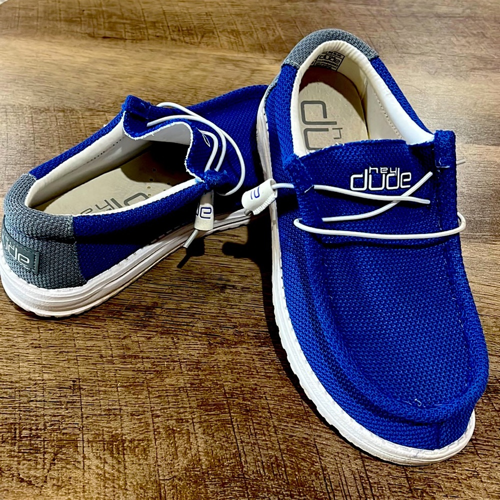 Royal Blue Hey Dude Shoes